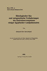 Buchcover Histologischer Bau und ontogenetische Veränderungen des Zentralnervensystems einiger ägyptischer Landpulmonaten