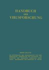 Buchcover Handbuch der Virusforschung