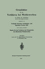 Buchcover Grundsätze für das Verfahren bei Wettbewerben im Gebiete der Architektur und des Bau-Ingenieurwesens aufgestellt vom Ver