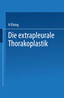 Buchcover Die extrapleurale Thorakoplastik
