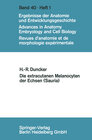 Buchcover Die extracutanen Melanocyten der Echsen (Sauria)