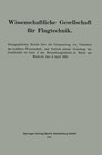 Buchcover Wissenschaftliche Gesellschaft für Flugtechnik
