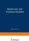 Buchcover Bandwurm- und Trichinen-Merkblatt