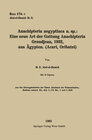 Buchcover Anachipteria aegyptiaca n. sp.: Eine neue Art der Gattung Anachipteria Grandjean, 1932, aus Ägypten. (Acari, Oribatei)