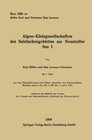 Buchcover Algen-Kleingesellschaften des Salzlachengebietes am Neusiedler See I