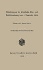 Buchcover Abänderungen der Eisenbahn-Bau- und Betriebsordnung vom 4. November 1904
