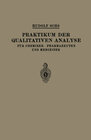 Buchcover Praktikum der Qualitativen Analyse