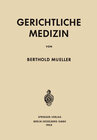 Buchcover Gerichtliche Medizin