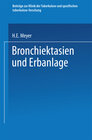 Buchcover Bronchiektasien und Erbanlage