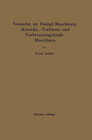 Buchcover Anleitung zur Durchführung von Versuchen an Dampfmaschinen, Dampfkesseln, Dampfturbinen und Verbrennungskraftmaschinen