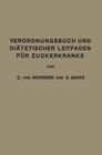 Buchcover Verordnungsbuch und Diätetischer Leitfaden für Zuckerkranke