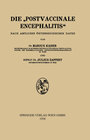 Buchcover Die „Postvaccinale Encephalitis“