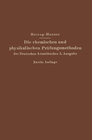 Buchcover Die chemischen und physikalischen Prüfungsmethoden des Deutschen Arzneibuches 5. Ausgabe