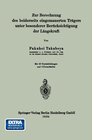 Buchcover Zur Berechnung des beiderseits eingemauerten Trägers unter besonderer Berücksichtigung der Längskraft