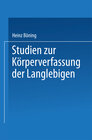 Buchcover Studien zur Körperverfassung der Langlebigen