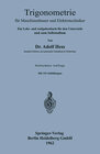 Buchcover Trigonometrie für Maschinenbauer und Elektrotechniker