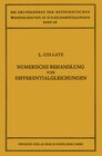 Buchcover Numerische Behandlung von Differentialgleichungen