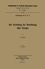 Buchcover Die Verteilung der Bewölkung über Europa