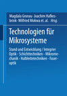 Buchcover Technologien für Mikrosysteme