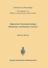 Buchcover Allgemeine Sinnesphysiologie Hautsinne, Geschmack, Geruch