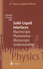 Buchcover Solid-Liquid Interfaces