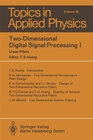 Buchcover Two-Dimensional Digital Signal Processing I