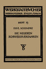 Buchcover Die neueren Schweißverfahren