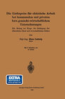 Buchcover Die Lieferpreise für elektrische Arbeit bei kommunalen und privaten bzw. gemischt-wirtschaftlichen Unternehmungen