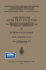 Buchcover Chemische Spektralanalyse