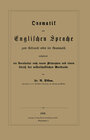 Buchcover Onomatik der Englischen Sprache zum Gebrauche neben der Grammatik, enthaltend ein Vocabular nach neuen Principien und ei