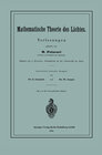 Buchcover Mathematische Theorie des Lichtes