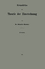 Buchcover Grundriss der Theorie der Zinsrechnung