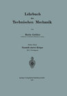Buchcover Lehrbuch der Technischen Mechanik