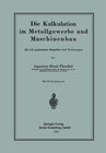 Buchcover Die Kalkulation im Metallgewerbe und Maschinenbau