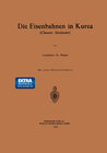 Buchcover Die Eisenbahnen in Korea
