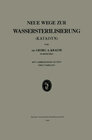 Buchcover Neue Wege zur Wassersterilisierung (Katadyn)