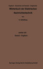 Buchcover Wörterbuch der Elektrischen Nachrichtentechnik / Dictionary of Technological Terms Used in Electrical Communication
