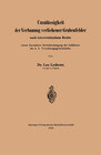 Buchcover Unzulässigkeit der Verbauung verliehener Grubenfelder nach österreichischem Rechte unter besonderer Berücksichtigung der