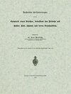 Buchcover Technische Erläuterungen zu dem Entwurfe eines Gesetzes, betreffend den Verkehr mit Butter, Käse, Schmalz und deren Ersa