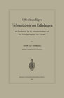 Buchcover Offenkundiges Vorbenutztsein von Erfindungen als Hinderniss für die Patentertheilung und als Nichtigkeitsgrund für Paten