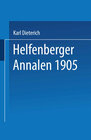 Buchcover Helfenberger Annalen 1905