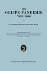 Buchcover Epidemiologie, Ätiologie, Pathomorphologie und Pathogenese der Grippe