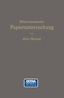 Buchcover Mikrochemische Papieruntersuchung