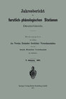 Buchcover Jahresbericht der forstlich-phänologischen Stationen Deutschlands
