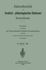 Buchcover Jahresbericht der forstlich-phänologischen Stationen Deutschlands