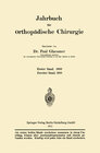 Buchcover Jahrbuch für orthopädische Chirurgie