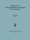 Buchcover Jahrbuch der Wissenschaftlichen Gesellschaft für Luftfahrt