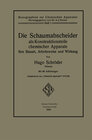 Buchcover Die Schaumabscheider als Konstruktionsteile chemischer Apparate