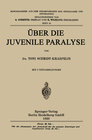 Buchcover Über die Juvenile Paralyse