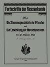 Buchcover Die Stammesgeschichte der Primaten und die Entwicklung der Menschenrassen